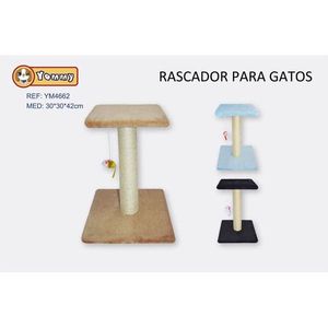 ที่ลับเล็บแมวยอมมี่ ขนาด 30x30x42 ซม. พร้อมของเล่นสำหรับแมว - Product Image 1