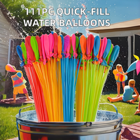 Lot de 37 ballons gonflables rapides de 3 pouces pour fêtes d'été et décorations d'anniversaire, jouets de fête pour enfants