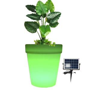 Pots de fleurs <span class=keywords><strong>lumineux</strong></span> à LED pour l'extérieur, hôtel, grand <span class=keywords><strong>pot</strong></span> de fleurs en plastique rotomoulé avec lumière LED lumineuse - Product Image 6