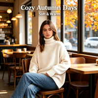 VELAN Benutzerdefiniertes Logo Herbst Winter Eleganter Locker Sitzender Weißer Warmer Langarm Rollkragen Einfarbiger Damen-Pullover