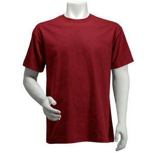 Camiseta de Manga Corta para Hombre, Corte Regular, Color Gris Jaspeado, Uso Diario de Verano, Logotipo Personalizado, Fabricada en Algodón, Cuello Redondo, OEM/ODM - Product Image 5