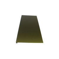 Plaque en aluminium anodisé vert forêt satiné 5005 5052 de 1 mm à 3 mm avec AA20 pour revêtement de façade architecturale et installations de loisirs