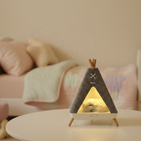 Lampe d'ambiance de chevet rechargeable, petite, moderne, avec charge USB, pour la maison, le sommeil, mignonne, à intensité variable, décoration intérieure