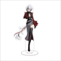 Stand Akrilik Game Impact Figur Kartun Arlecchino the Knave Fatui yang Indah, Plakat Hadiah, Ornamen Meja