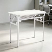 Table pliante rectangulaire de banquet et de formation au design minimaliste, table de conférence et de bureau simple