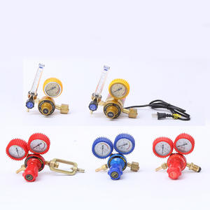 Válvula Reductora de Presión de Oxígeno y Acetileno para Soldadura Industrial de Grado de Exportación, a Prueba de Explosiones, con Manguera de Cuero - Product Image 2