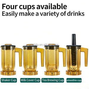 Extracteur de thé commercial robuste 1,2 L 1200 W multifonctionnel entièrement automatique pour mélange, mousse de lait, smoothies et glace, écologique - Product Image 3