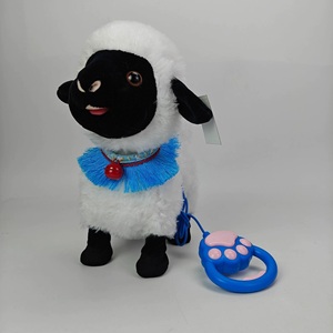 Juguete <span class=keywords><strong>de</strong></span> Peluche <span class=keywords><strong>de</strong></span> Oveja Súper Suave Simulada, Muñeco <span class=keywords><strong>de</strong></span> Oveja Andante con Motor, Juguete <span class=keywords><strong>de</strong></span> Peluche Controlado por Cable - Product Image 5