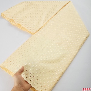 2997 algodón gran oferta recién llegados bordado de <span class=keywords><strong>alta</strong></span> calidad Material de <span class=keywords><strong>costura</strong></span> tela de encaje seco africano para hombres o mujeres tela - Product Image 3