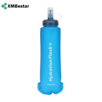 Gourde souple en TPU de 500 ml, bouteille d'eau pliable pour la course à pied, gourde souple sans BPA pour le trail et le marathon, pour gilet d'hydratation