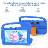 Tablette Android 7 pouces colorée pour enfants, double caméra, 4 Go de RAM, 32 Go de mémoire, jeux éducatifs pour enfants