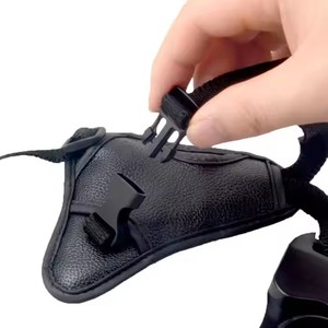 Venta al por mayor de fábrica, correa de muñeca de cuero para cámara, accesorios de fotografía para cámara Nikon/Canon/Sony DSLR <span class=keywords><strong>Camaera</strong></span> - Product Image 3