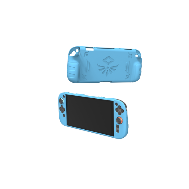 GAMINJA Plastic Silicone Game Case for Nintendo Switch OLED Silicone Protective Cover for Switch 2 Durable Silicone Cover