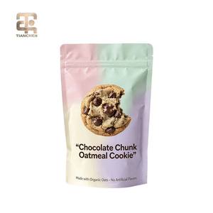 Sachet d'emballage personnalisé pour biscuits, finition mate, sac alimentaire, pochette à fond plat - Product Image 2