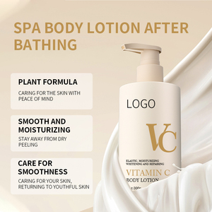 Vegan 300ml Natural Organic Vitamin C Moisturizing Repairing Lightening Skin Care Whitening Body <b>Lotion</b> Wholesale - Product Image 5