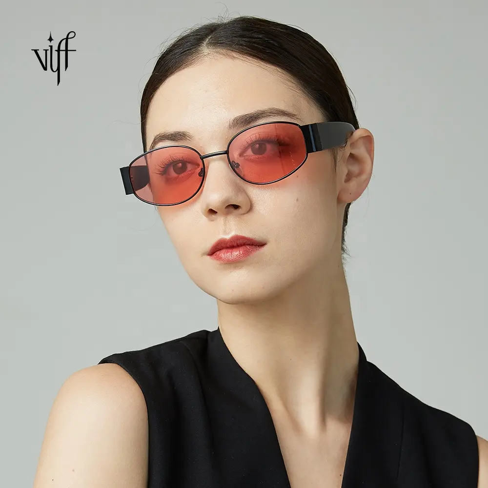 VIFF HM18679 Custom 2021 מכירה לוהטת משקפי שמש 2020 נשים אופנה ללא מסגרת כיכר שמש משקפיים