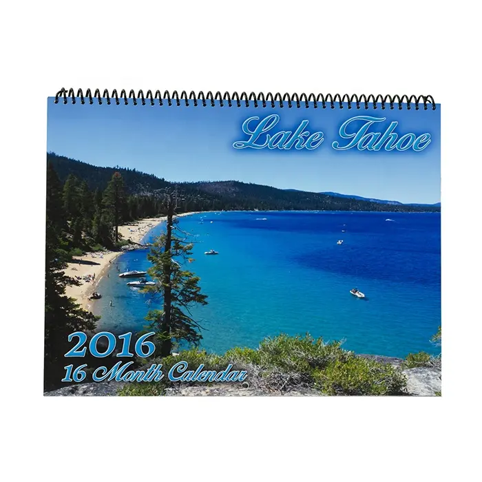 2022 Personalized Special Custom Printed Spiral Office Wall Calendar