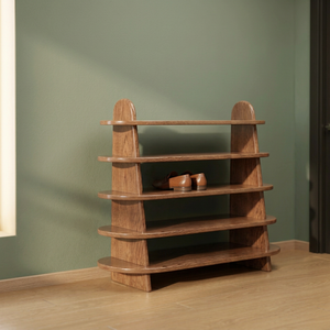 Zapatero Moderno de Madera con 5 Estantes, Mueble de Almacenamiento Independiente para Entrada, Diseño Minimalista para el Hogar - Product Image 2