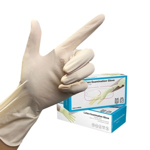 <span class=keywords><strong>Gants</strong></span> <span class=keywords><strong>de</strong></span> sécurité jetables en gros, <span class=keywords><strong>gants</strong></span> en latex blanc épais et protecteurs, résistants, certifiés EN ISO 374 <span class=keywords><strong>Type</strong></span> B, sans poudre - Product Image 3