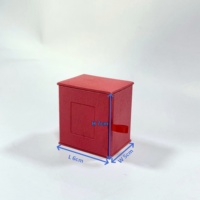 Boîte à bijoux de Noël personnalisée de luxe à double porte, 2 petits tiroirs, finition mate, gaufrage, revêtement UV, doublure en éponge