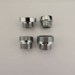 Shower Head Filter Adapter 4 Piece Male Female Connector Chrome Wall Mounting Bathroom Water Softener - Product Image 4