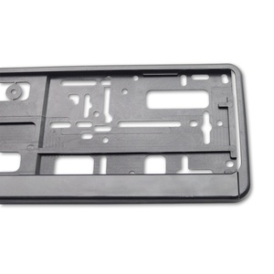 Marco de Matrícula de Plástico Estándar Europeo Personalizado Directo de Fábrica con Impresión de Logotipo, Marco de Matrícula Personalizado - Product Image 4