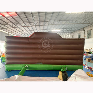 مخصص نفخ حصيرة PVC والعيون المتوهجة ، القلاع نمط الثور ركوب آلة تأجير المعدات للأحداث - Product Image 6