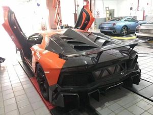 Kit carrosserie en fibre de carbone style DMC pour Lamborghini Aventador LP700 720 750, état neuf - Comprend un capot de cabine arrière amélioré - Product Image 6