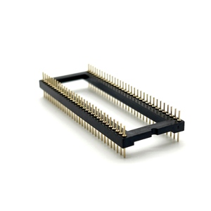 Ổ cắm <span class=keywords><strong>IC</strong></span> 16P 24 28 <span class=keywords><strong>48</strong></span> 64 <span class=keywords><strong>Pin</strong></span> Adapter Ổ Cắm SMD DIP chân dài SIP <span class=keywords><strong>IC</strong></span> ổ cắm - Product Image 2