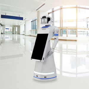 Robot de Servicio de Recepción Móvil en Oferta, Robot Guía de Bienvenida con Pantalla Táctil Capacitiva de 10.1 Pulgadas, Batería de Litio, Uso en Hoteles 6 - Product Image 1
