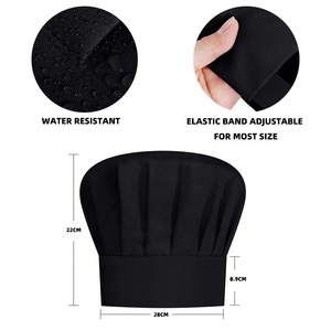 CHANGRONG <span class=keywords><strong>Tablier</strong></span> de cuisine sans manches de <span class=keywords><strong>chef</strong></span> adulte résistant aux gouttes d'eau noir personnalisé pour boulangers - Product Image 3
