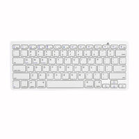 Keywin grosir Keyboard BT Mini 78 kunci portabel Ultra ramping, Keyboard nirkabel Mini kustom, Keyboard kantor rumah