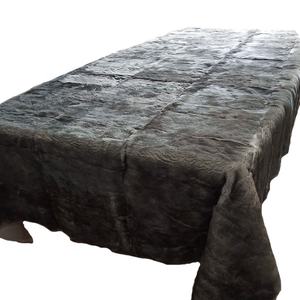 Manta de piel de conejo Xingji Rex, alfombra teñida de piel Real de dos tonos, 150X180cm, textil para el hogar, China, ligera, 3kg - Product Image 3