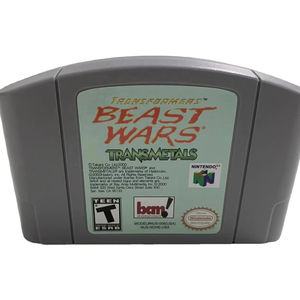Videojuego para Transformers - Beast Wars <span class=keywords><strong>Transmetal</strong></span>, Cartucho de Videojuego de 64 Bits para Consola Nintendo 64, Versiones Estadounidenses, Inglés - Product Image 1