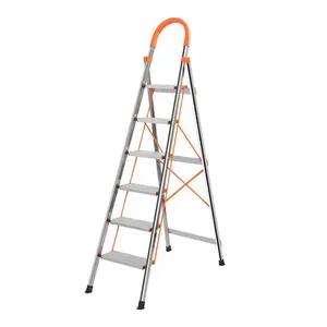Combination Step Extension Ladder L Iron 5 Steel Stairs Mobile Ladders With Platform Safety Handrail Stainless Pool Steps