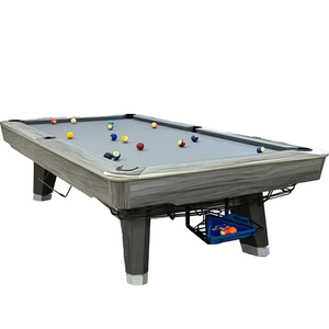 Table de billard professionnelle neuf boules en promotion avec système de rebond de coussinets en ardoise pour clubs et usage domestique Snooker Billard BJ American B - Product Image 1