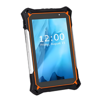 Tablettes Android portables de 8 pouces avec lecteur de codes-barres, tablette robuste pour véhicule, tablette robuste IP67 pour le travail sur le terrain en extérieur