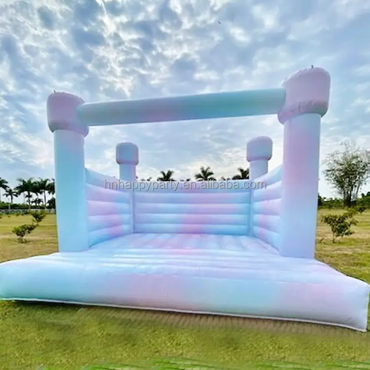13x13 Inflatable lâu đài bouncy đám cưới TIE DYE Bounce nhà