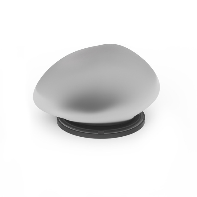 Solar-Powered LED Rainproof Pastoral Countryside Style Courtyard Lamp Simulated Pebble Design Outdoor Garden Lawn Light