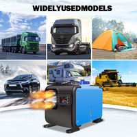 Chauffage d'appoint universel 12V/24V facile à installer, unité de climatisation verticale pour camions, fourgonnettes, camping-cars, minibus et voitures, certifié CE