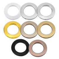 Anneaux de rideau en gros, accessoires de rideau de haute qualité pour tringle romaine, décoration de maison, œillets de rideau en plastique OEM