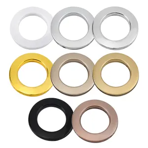 WHolesale Curtain Eyelets Rings High Quality Curtain Accessories For Roman Rod Home Decoration Plastic Curtain Eyelets OEM