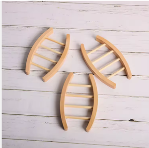 Porte-savon moderne en bambou écologique - Product Image 4