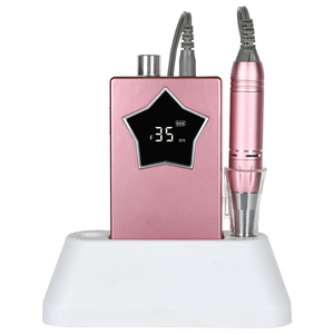 Professionnel puissant Nail Art moteur électrique perceuse à ongles Maniche 35000 tr/min rose étoile E fichier pour ongles - Product Image 3
