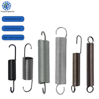 Usine sur mesure petit quantité minimale de commande robuste Micro Mini longue extension fil d'acier inoxydable ressorts de Tension hélicoïdaux en spirale avec crochets