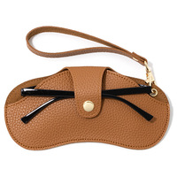 FF4209 LOGO personnalisé pochette pour lunettes de soleil mince portable organisateur de lunettes sac à lunettes léger porte-étui à lunettes en cuir