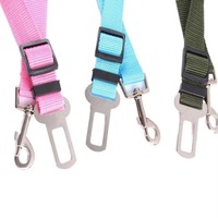 Promotion : Harnais de sécurité réglable en alliage pour animaux de compagnie et laisse de voiture – Laisse de sécurité premium pour chien pour véhicule, best-seller