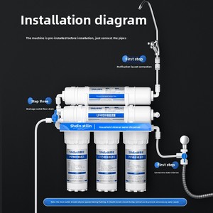 Household Under-Sink Kitchen <strong>Water</strong> Purifier With Level 5 Ultrafiltration And Bacteria Removal Direct Drinking Tap Filter - Product Image 4