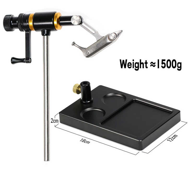 Rotary Fly Tying Vise - Precision Tools for Stream & Ocean