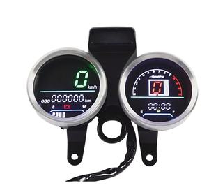 เกจ์ดัดแปลงรถจักรยานยนต์, เกจ์วัดระยะทางแบบ LED, เกจ์วัดรอบเครื่องยนต์, เกจ์วัดแรงดันไฟฟ้าและระดับน้ำมันเชื้อเพลิง, เกจ์วัดอเนกประสงค์ - แบบอิเล็กทรอนิกส์ - Product Image 5